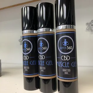 Our house blend CBD muscle gel works great for joint and body aches and can help with swelling