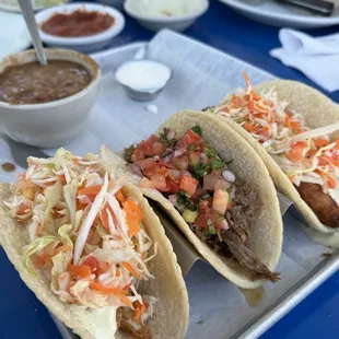 Fish Brisket  Cantina Beans
