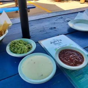 Guac., Queso &amp; Salsa