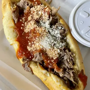 Italian Beef Sandwich
