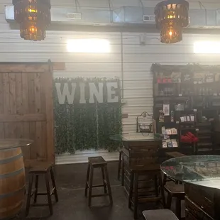 Fun wine stuff on the inside
