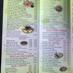 Menu 2019