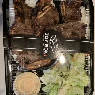 Kalbi Bento Box (recommend trying)