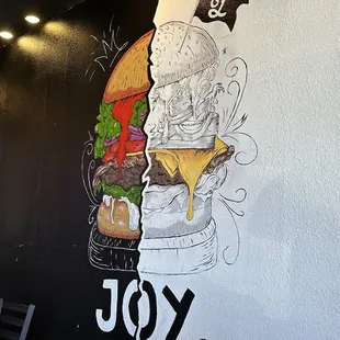 Cool art on the wall