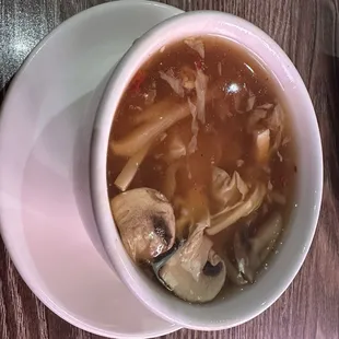 C14. Orange Chicken T1. Hot and Sour Soup, lunch special