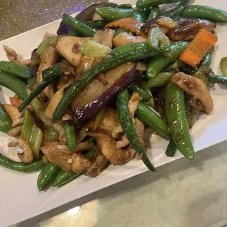 XO S Pork w/GreenBean&Eggplant XO
