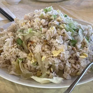 Chicken & Salt Fish Fried Rice