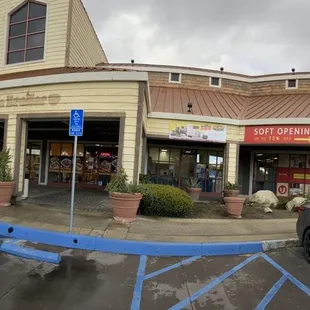 Plenty of parking in front.