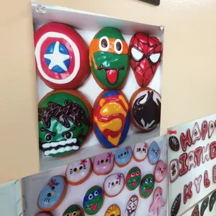 The character donuts are so amazing here!