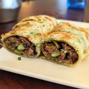 Beef Roll Pancake