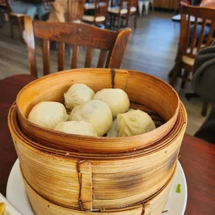Loofah Shrimp Dumplings