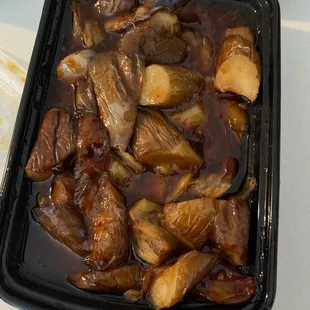 73. Large Eggplant with Garlic Sauce