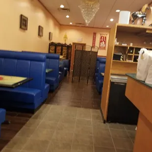 the inside of a restaurant
