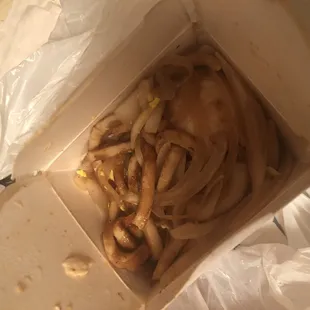 a box of onions