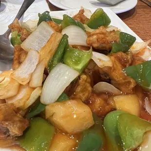 Sweet and Sour Pork with Pineapple