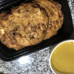 72. Chicken Egg Foo Young
