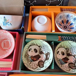$8 cash only to buy a cute set of 2 rice bowls with chopsticks