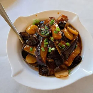 Braised Eggplant in Garlic Sauce