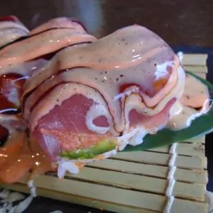 Coffin sushi roll.