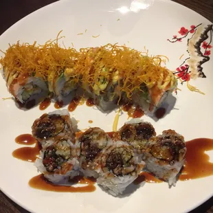 Bear Roll and salmon skin