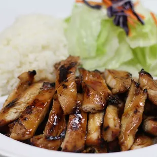 Chicken Teriyaki () Chicken marinated in special, homemade teriyaki sauce and freshly grilled...