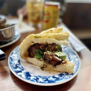 Scallion Bread Sandwich