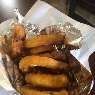 7 piece onion rings