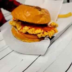 Buffalo chicken sandwich