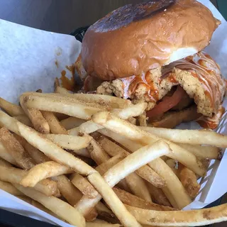 Buffalo Ranch Chicken Burger