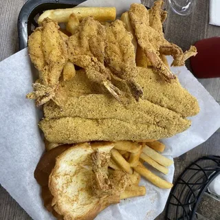 #7 - 2 pc Catfish 6 pc Shrimp