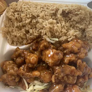 Orange chicken