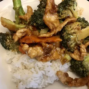 Chicken with broccoli