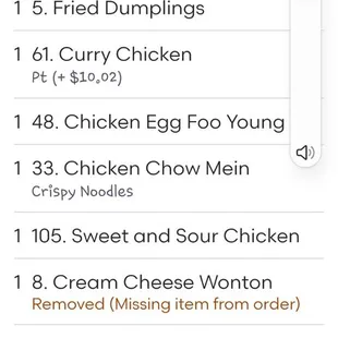 Shows  they've forgot food