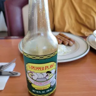 Good hot sauce they keep in the back