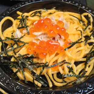 Chez Kenzo - Uni pasta w/ snow crab &amp; ikura