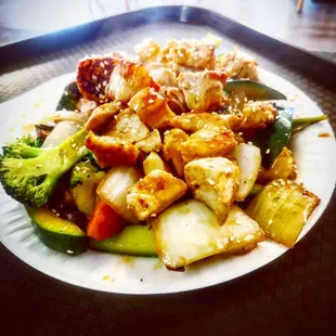 Teriyaki Vegetables and Chicken