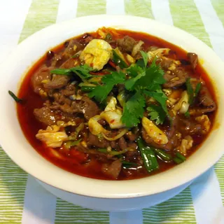 Spicy Boiled Tender Beef