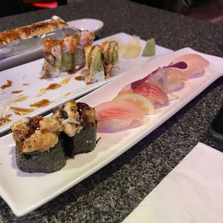 Baked Lobster Nigiri Sushi