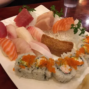 Gourmet sashimi platter ~$30