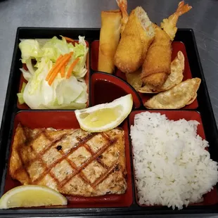 Salmon Teriyaki Bento