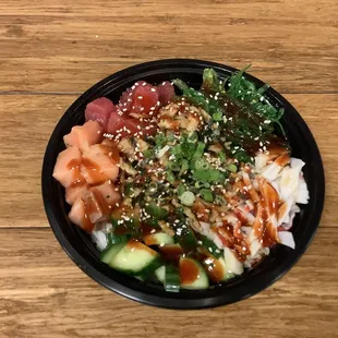 Tuna and Salmon Poke