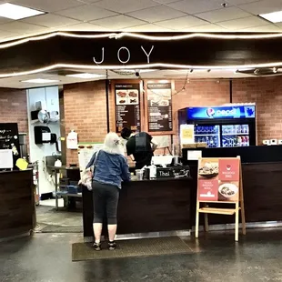 Front counter.