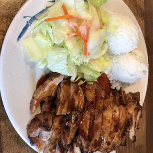 Teriyaki chicken was amazing