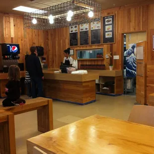 Front counter joy teriyaki wood village