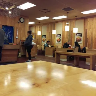 Looking toward the counter...