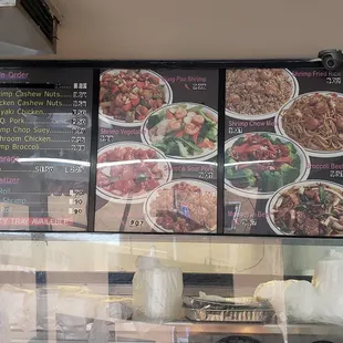 a menu for a chinese restaurant