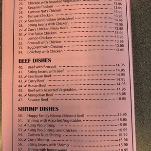 Meat dishes