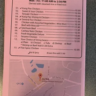 Lunch specials