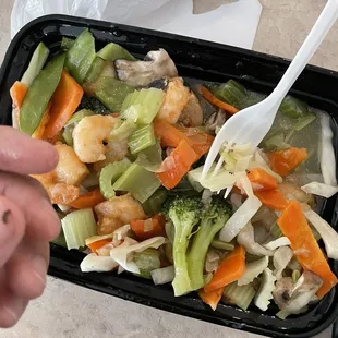 Shrimp with Assorted Vegetables