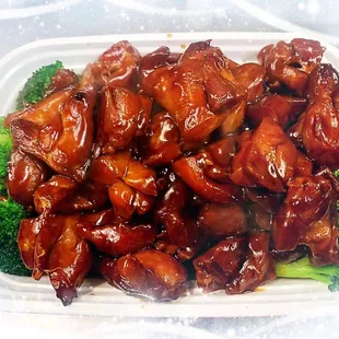 Bourbon chicken